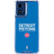 NBA Detroit Pistons Standard - Blue Moto G 5G (2024) Clear Case